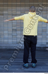 Whole Body Man T poses Sports Slim Standing Street photo references